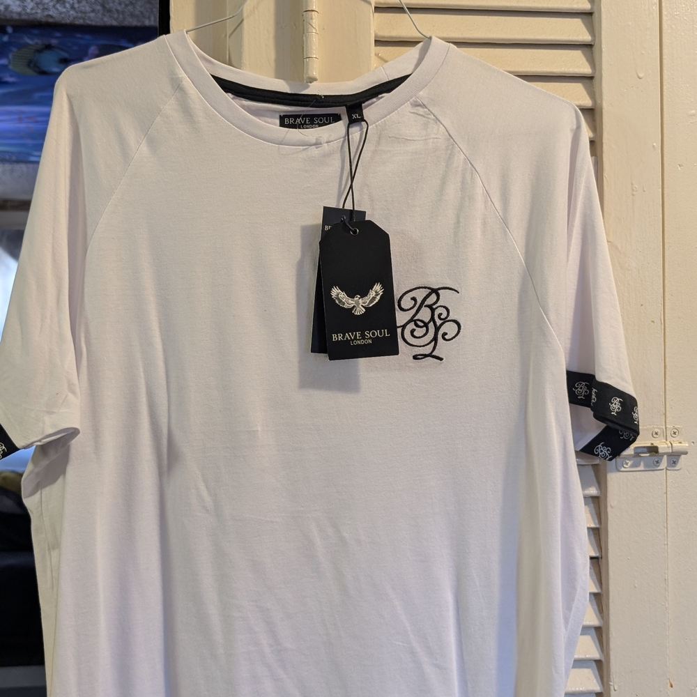 Brave Soul White Short Sleeve Tee